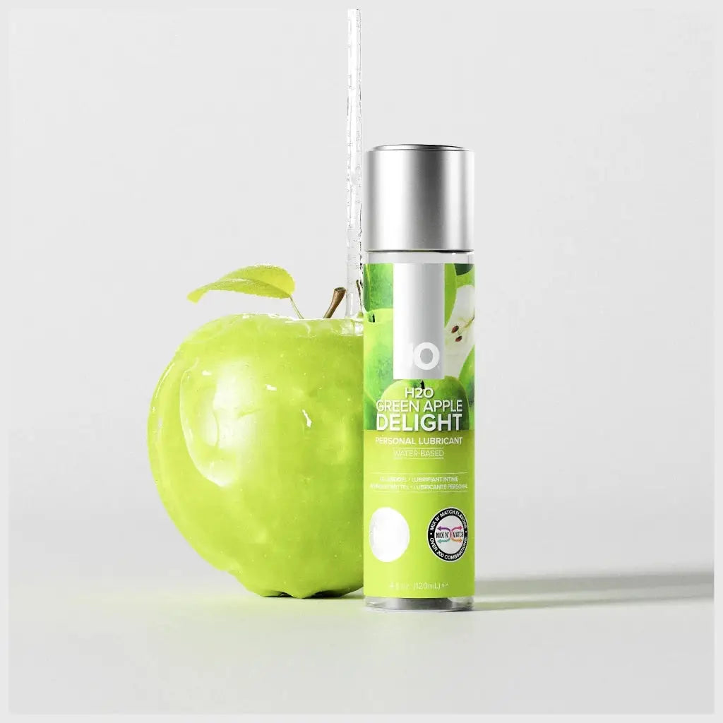 JO® JO H2O Flavored Water-Based Lubricant Green Apple