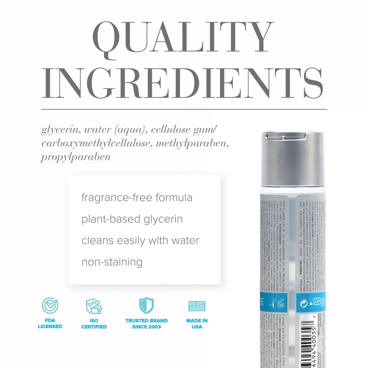JO® H2O Personal Lubricant - Rolik®