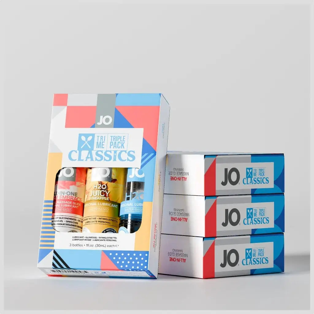 JO® JO Tri-Me Triple Pack Classics – Premium Lubricant Gift Set