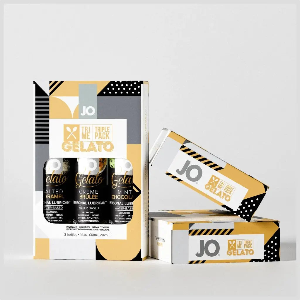 JO® JO Tri-Me Triple Pack Gelato Flavored Lubricant Set
