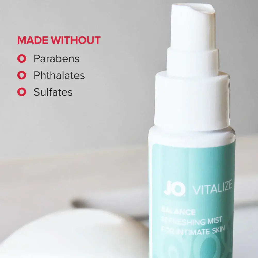 JO® JO Vitalize Balance Refreshing Intimate Mist – pH-Balanced Deodorizing Spray