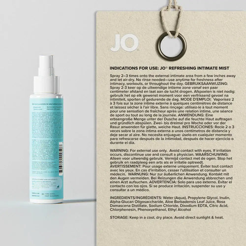 JO® JO Vitalize Balance Refreshing Intimate Mist – pH-Balanced Deodorizing Spray