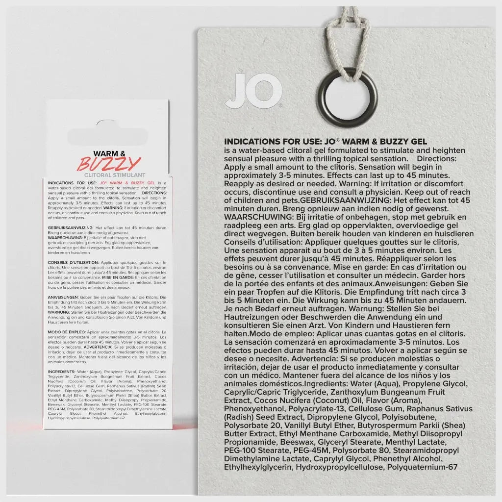 JO® JO Warm & Buzzy Dual-Action Clitoral Stimulant Cream