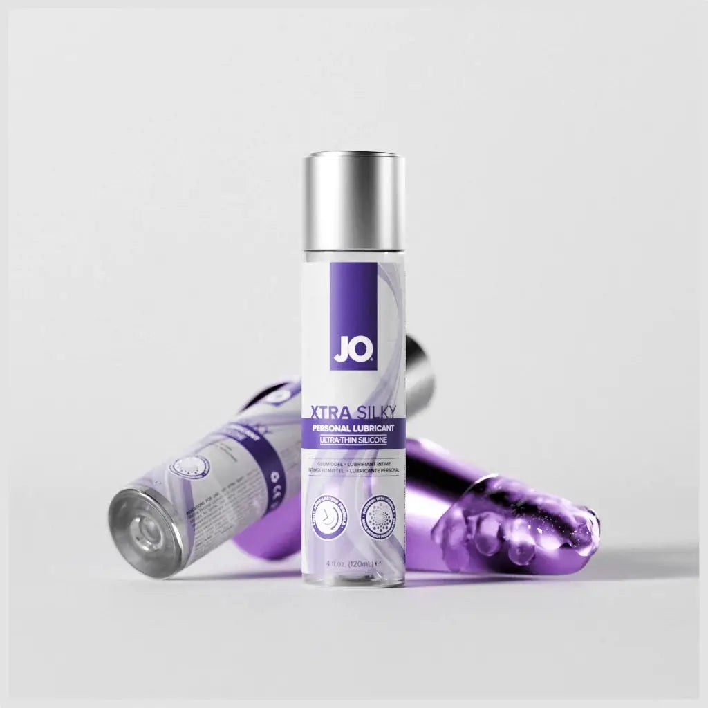 JO® JO Xtra Silky Ultra-Thin Silicone Lubricant with Vitamin E
