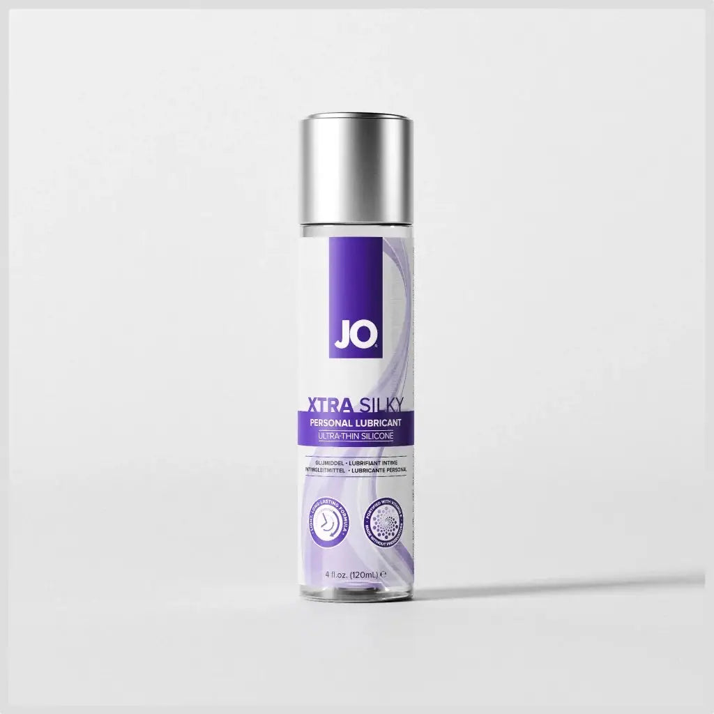JO® JO Xtra Silky Ultra-Thin Silicone Lubricant with Vitamin E 4 fl. oz.