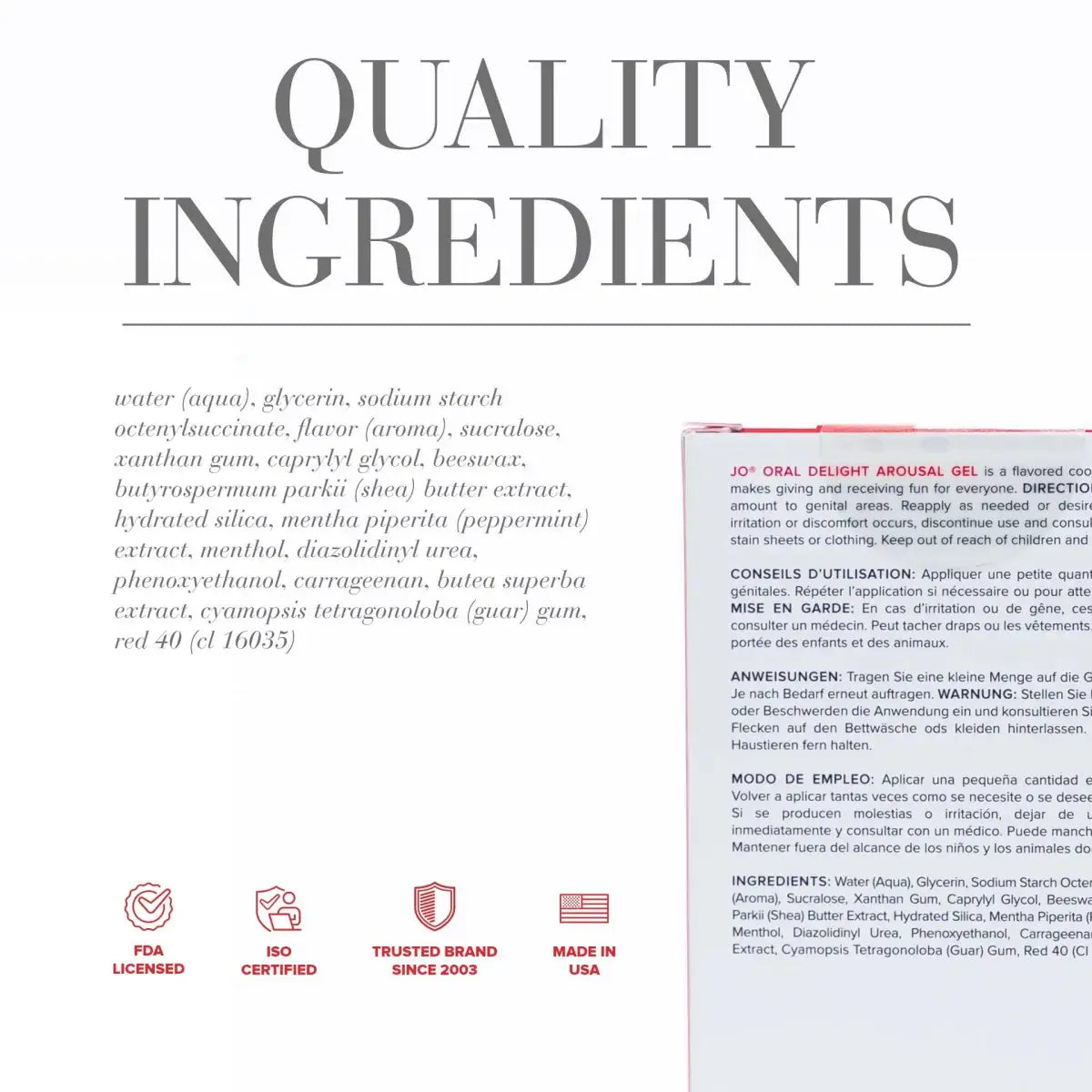 JO® Oral Delight Arousal Gel - Rolik®