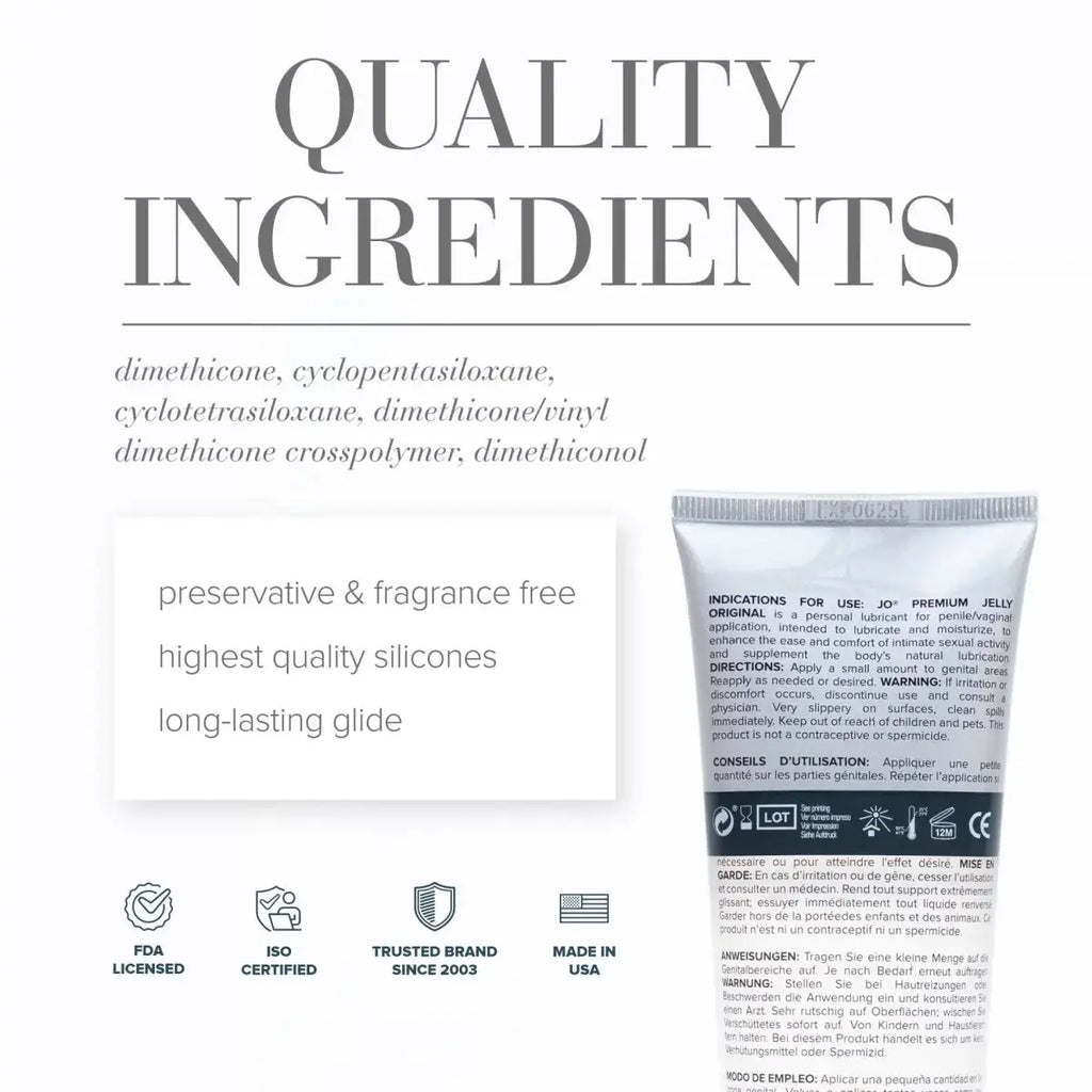 JO® Premium Jelly Silicone - Based Lubricant - Rolik®