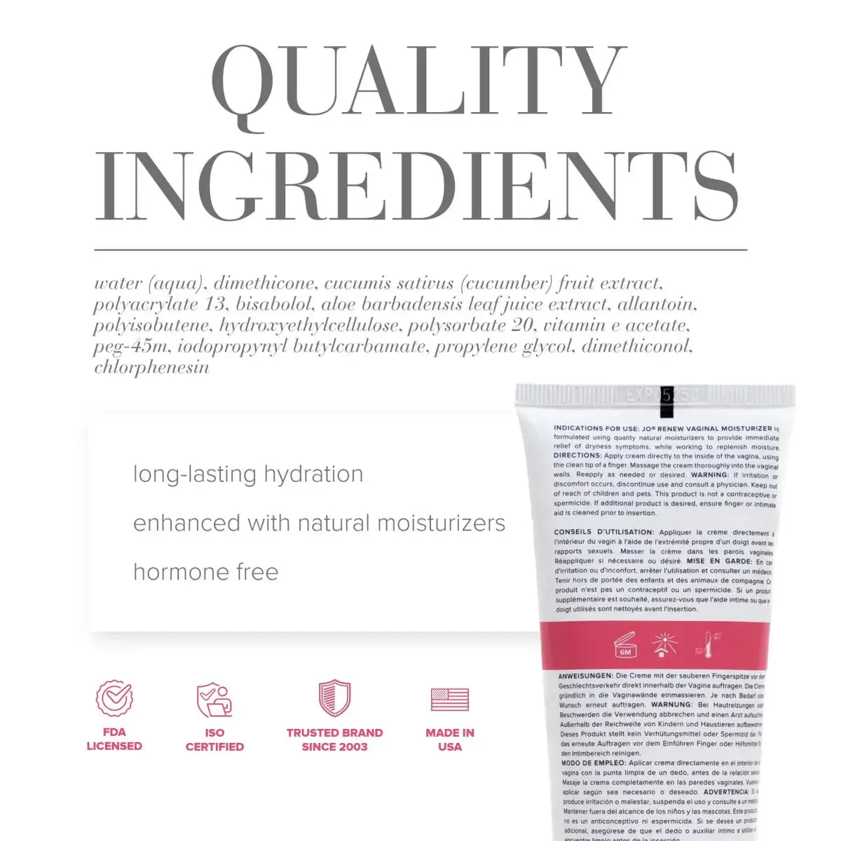 JO® Renew Vaginal Moisturizer - Rolik®