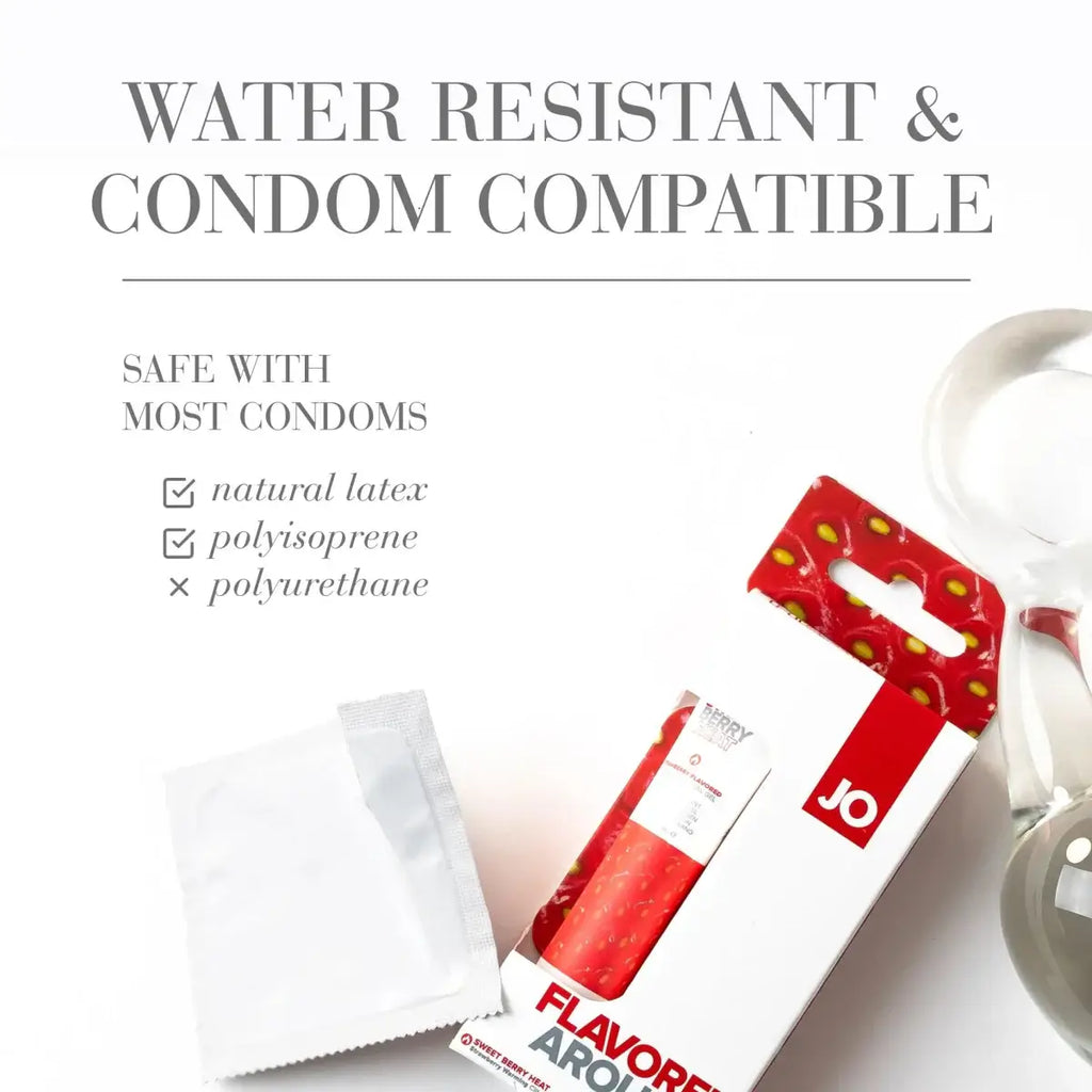 JO® Sweet Berry Heat Flavored Warming Arousal Gel - Rolik®