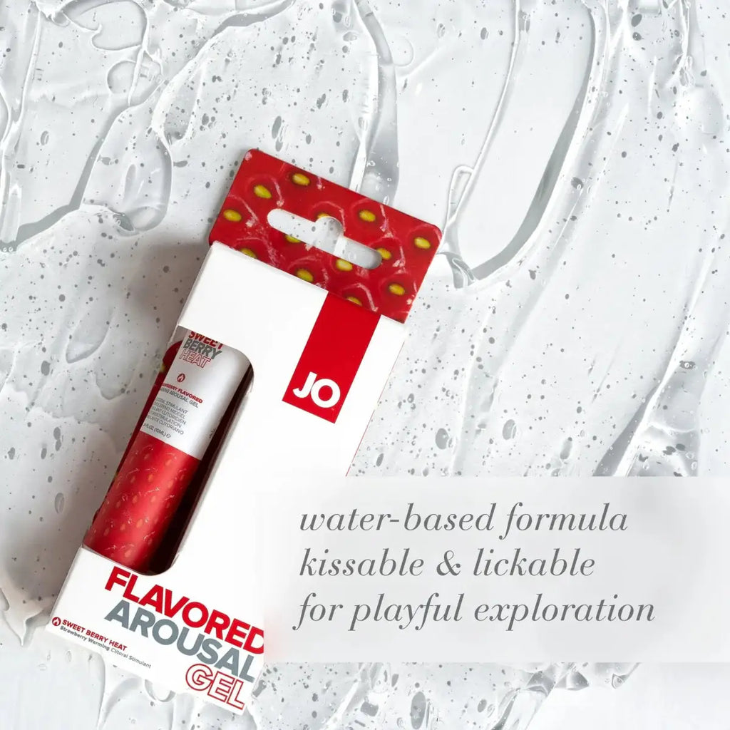 JO® Sweet Berry Heat Flavored Warming Arousal Gel - Rolik®
