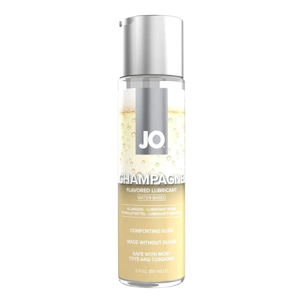 JO® Sweet & Bubbly Champagne/Chocolate Strawberry Flavored Water - Based Lubricant Set - Rolik®