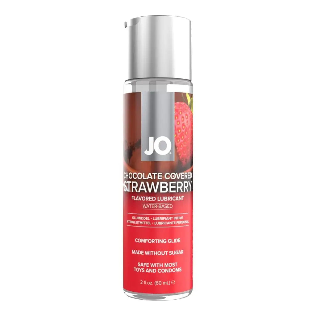 JO® Sweet & Bubbly Champagne/Chocolate Strawberry Flavored Water - Based Lubricant Set - Rolik®