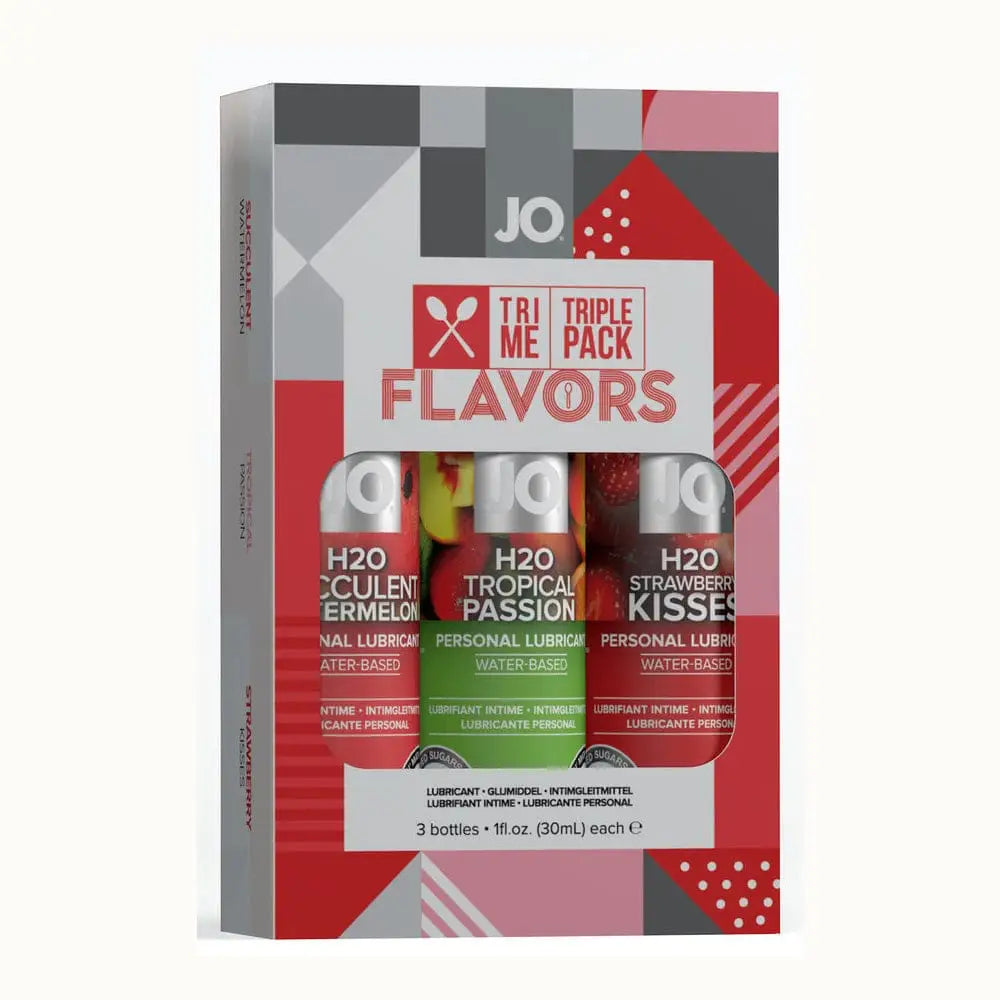 JO® Tri Me Triple Pack Flavors Lubricant Gift Set - Rolik®