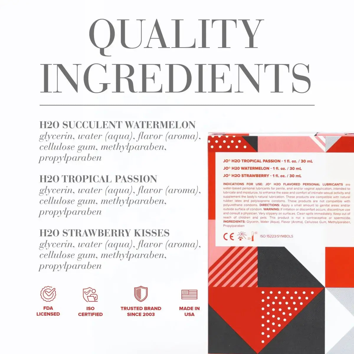 JO® Tri Me Triple Pack Flavors Lubricant Gift Set - Rolik®