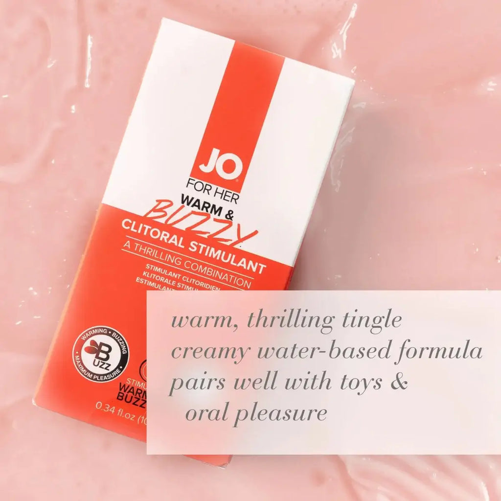 JO® Warm & Buzzy Clitoral Stimulant - Rolik®