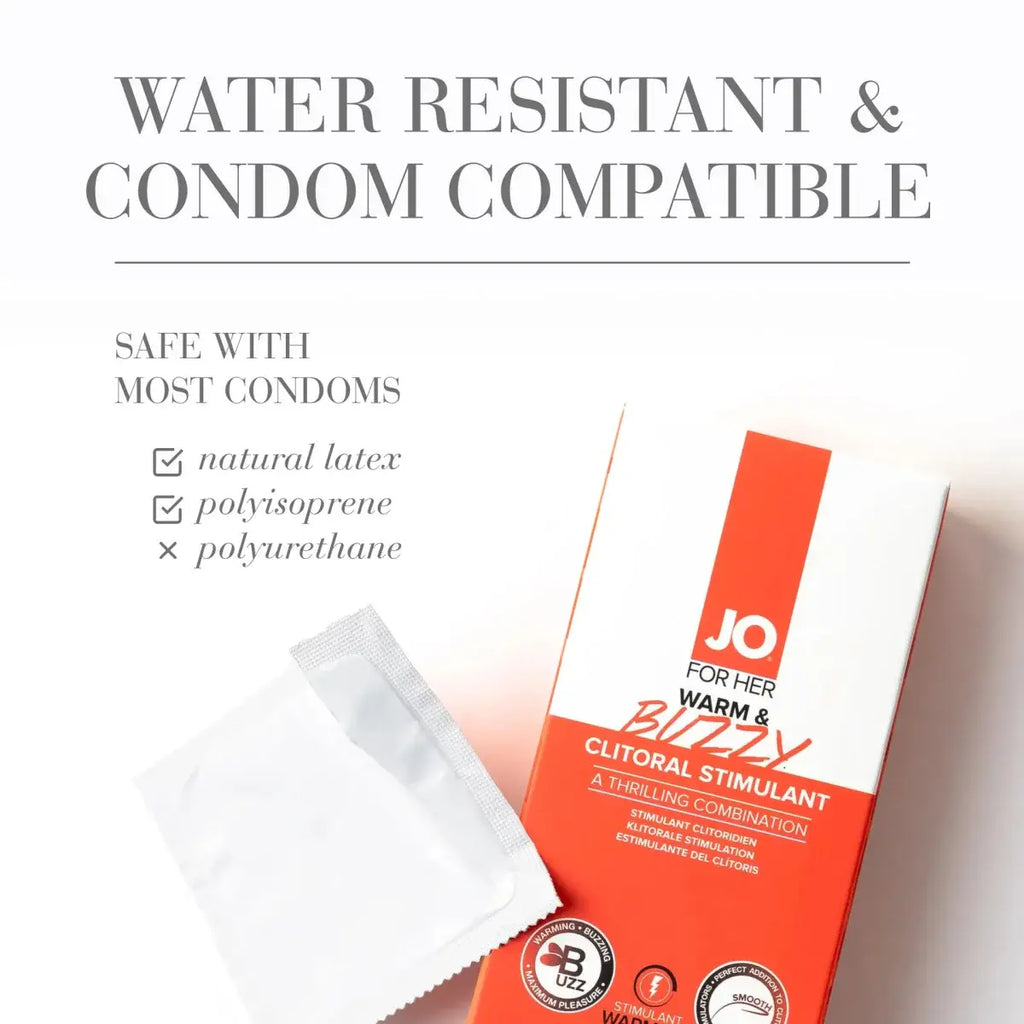 JO® Warm & Buzzy Clitoral Stimulant - Rolik®