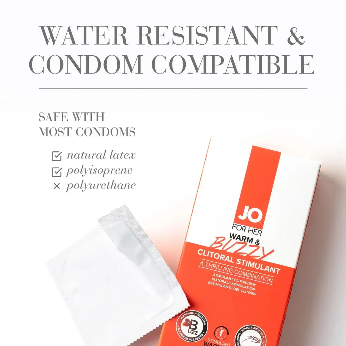 JO® Warm & Buzzy Clitoral Stimulant - Rolik®