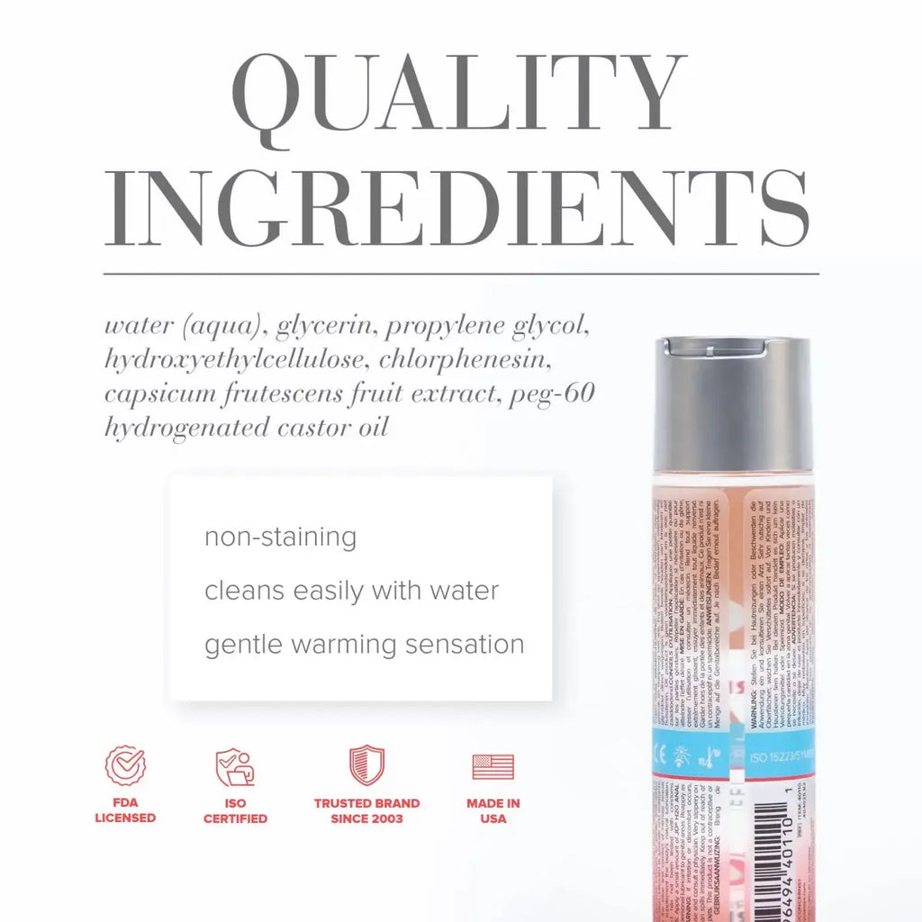 JO® Warming Anal H2O Lubricant - Rolik®