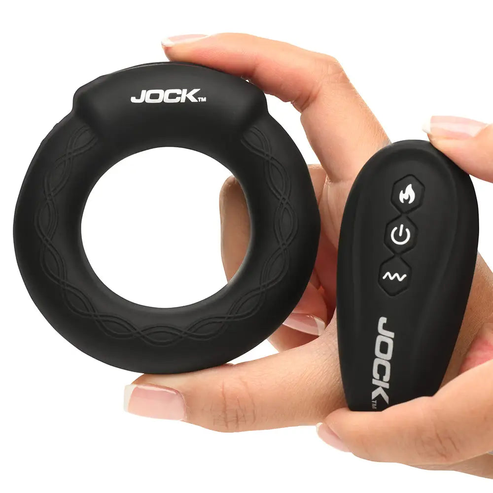 Jock Rumbler Remote Vibrating & Warming C Ring
