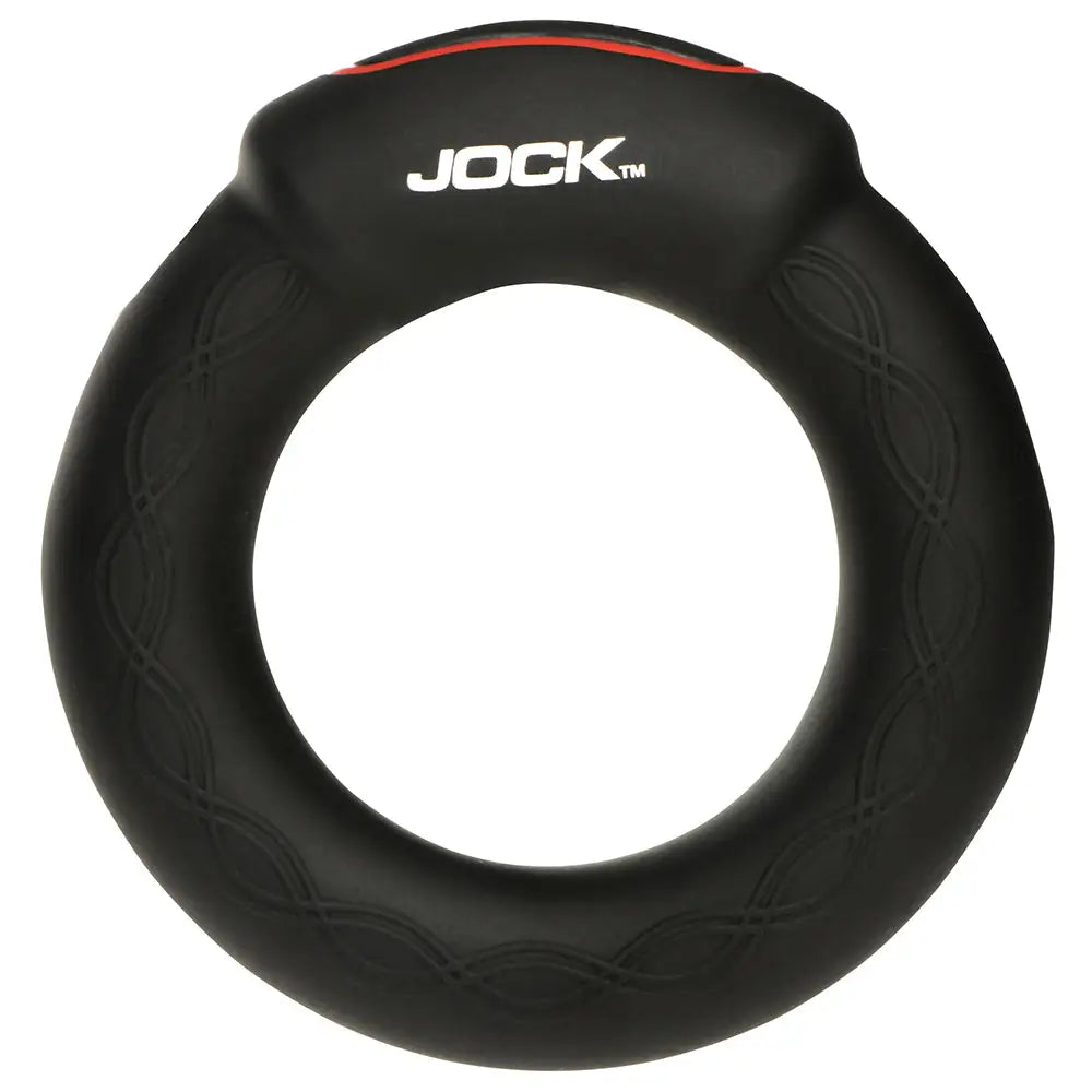 Jock Rumbler Remote Vibrating & Warming C Ring Black / 2’’