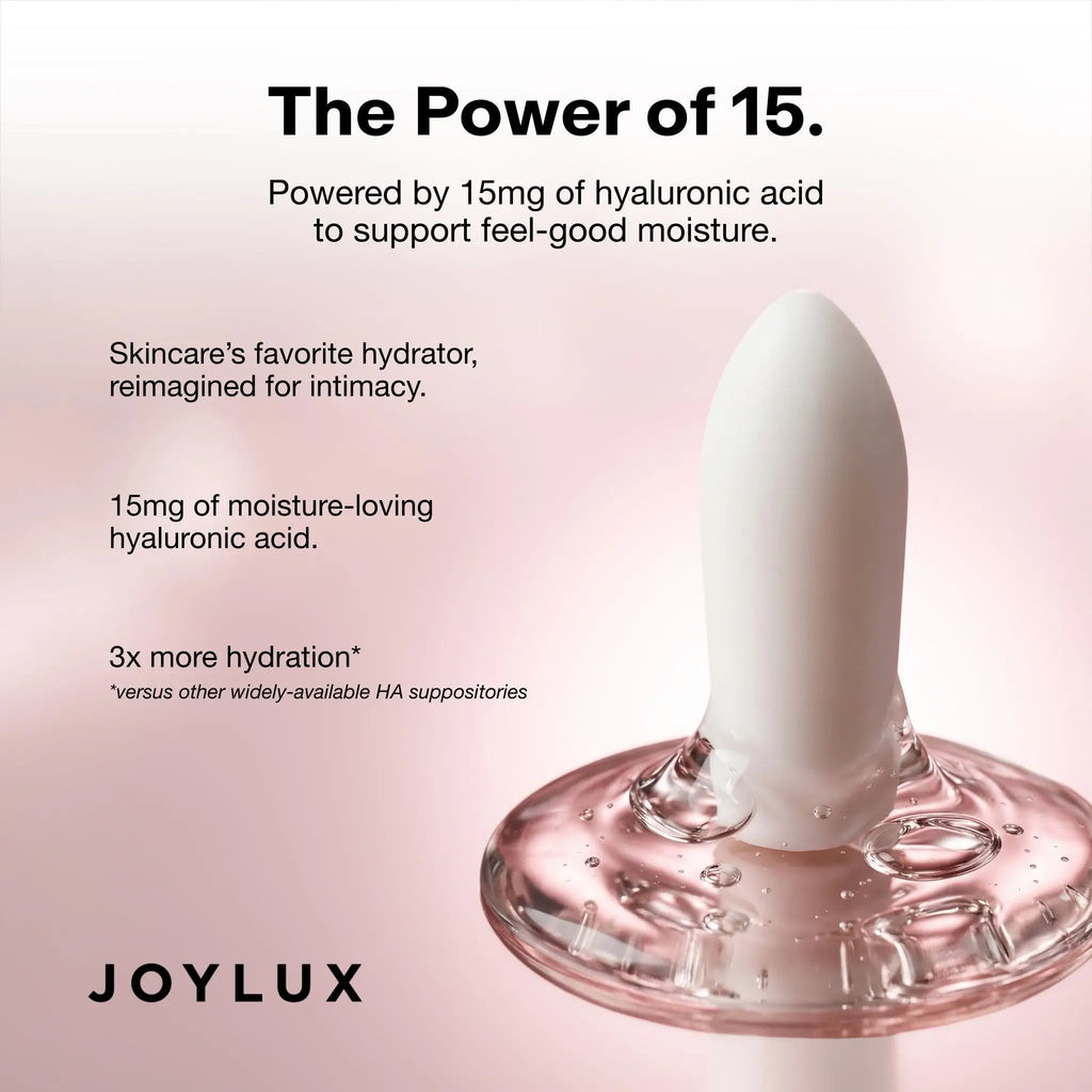 Joylux reliefHER™ Vaginal Hydration Melts, 15mg Hyaluronic Acid Non-Hormonal