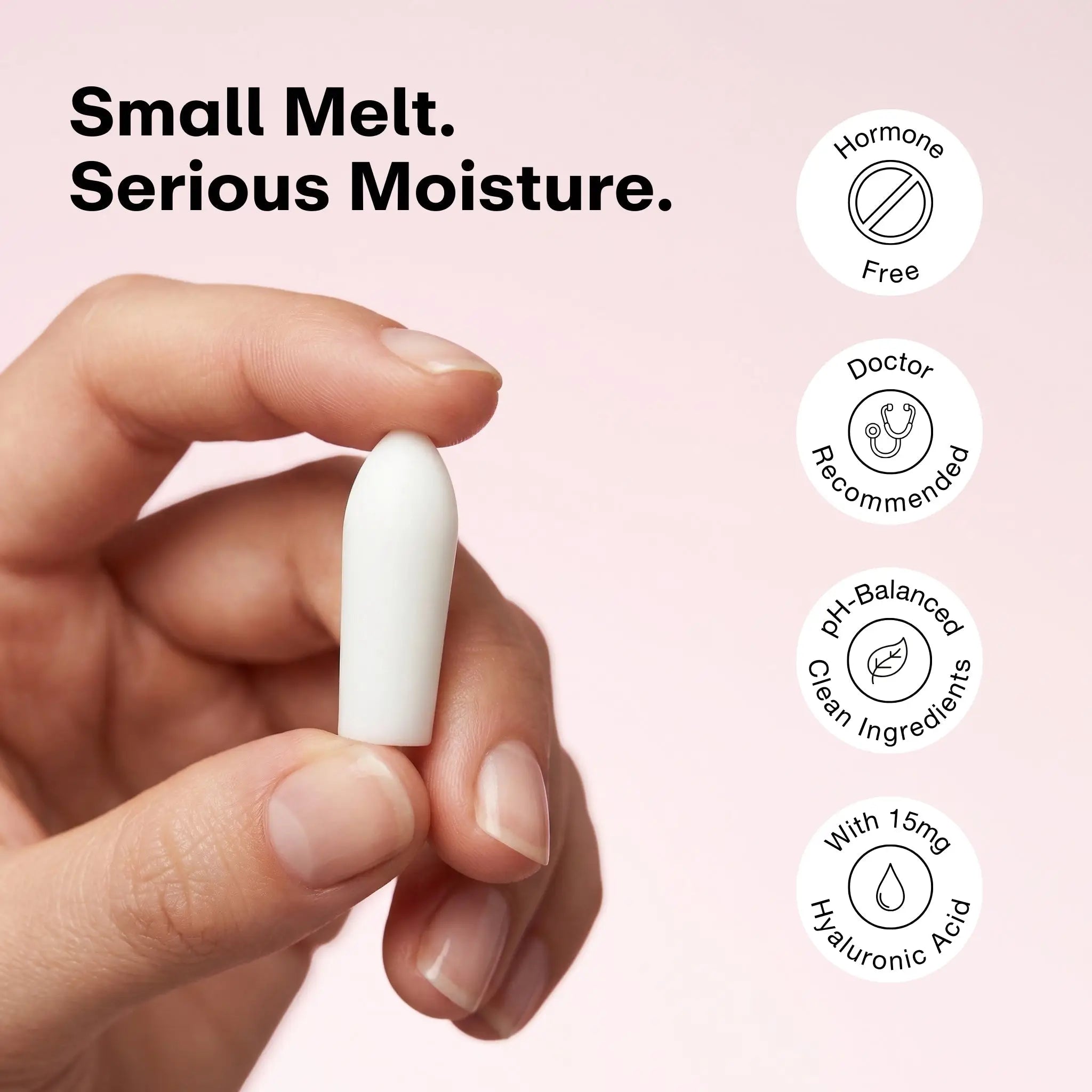 Joylux reliefHER™ Vaginal Hydration Melts, 15mg Hyaluronic Acid Non-Hormonal