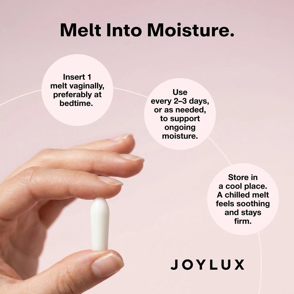 Joylux reliefHER™ Vaginal Hydration Melts, 15mg Hyaluronic Acid Non-Hormonal