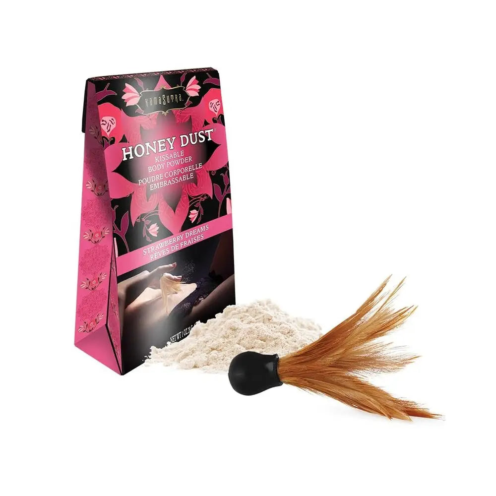Kama Sutra® Honey Dust Kissable Body Powder 1 oz. Strawberry Dreams
