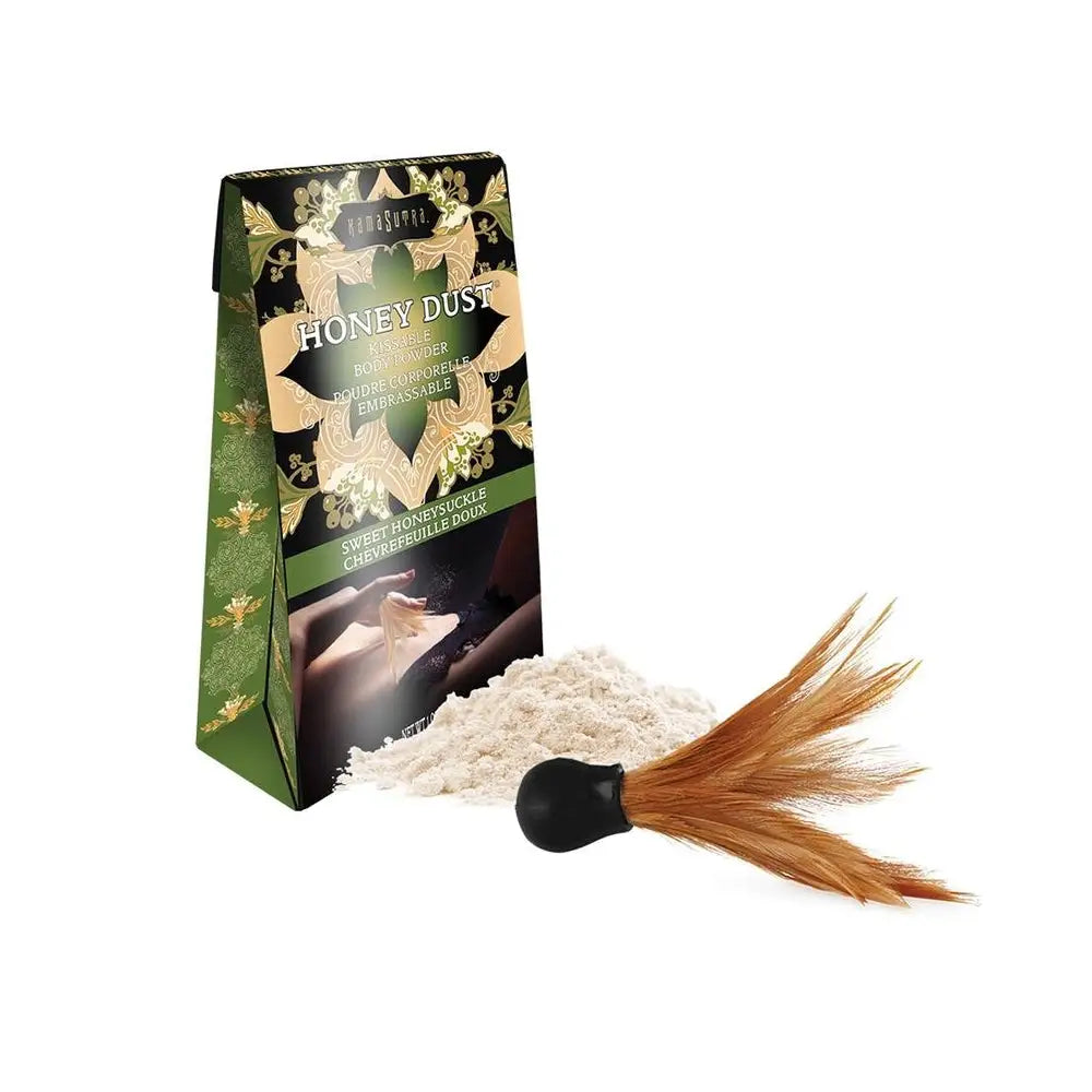 Kama Sutra® Honey Dust Kissable Body Powder 1 oz. Sweet Honeysuckle