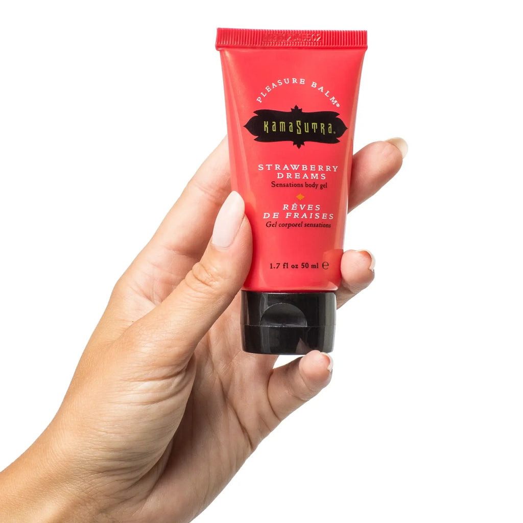 Kama Sutra® Pleasure Balm® Strawberry Dreams Kissable Body Gel - Rolik®