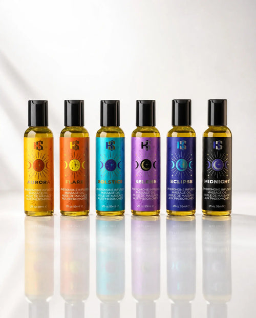 Kama Sutra® Sutra Celestial Collection Pheromone Massage Oil – 6 Scents 2 fl. oz.