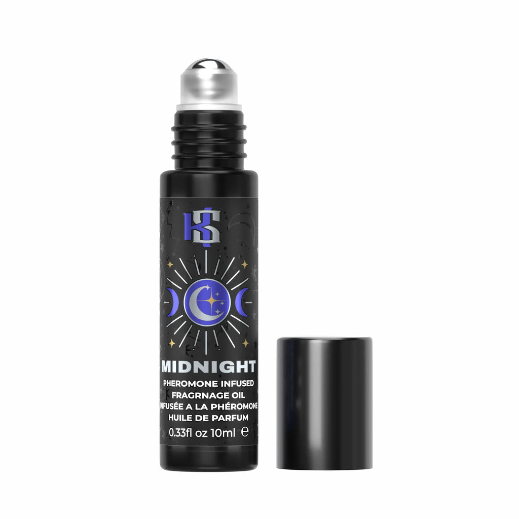 Kama Sutra® Sutra Celestial Collection Pheromone Roll-On Oil | 6 Scents Midnight (Mahogany Wood)