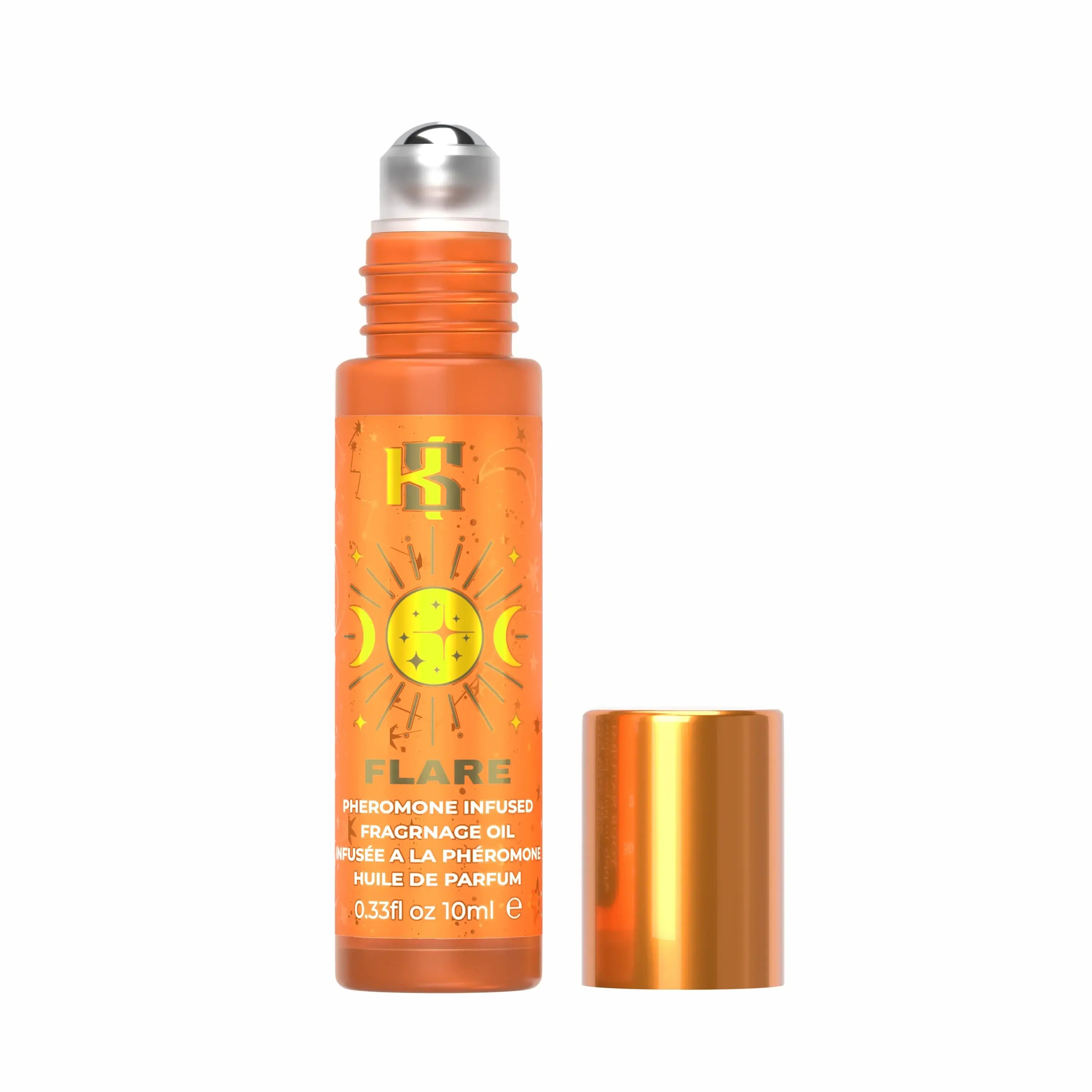 Kama Sutra® Sutra Celestial Collection Pheromone Roll-On Oil | 6 Scents Flare (Ginger Verbena)