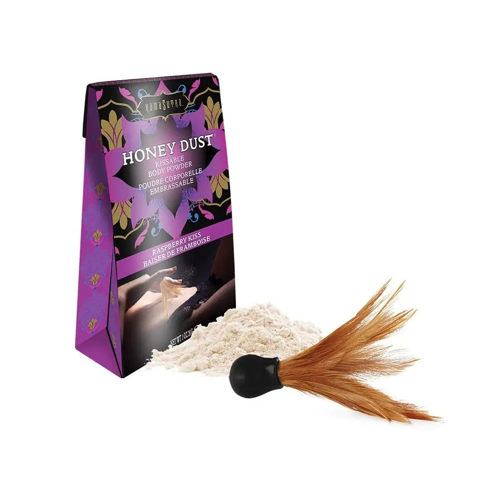 Kama Sutra® Honey Dust Kissable Body Powder 1 oz. Raspberry Kiss