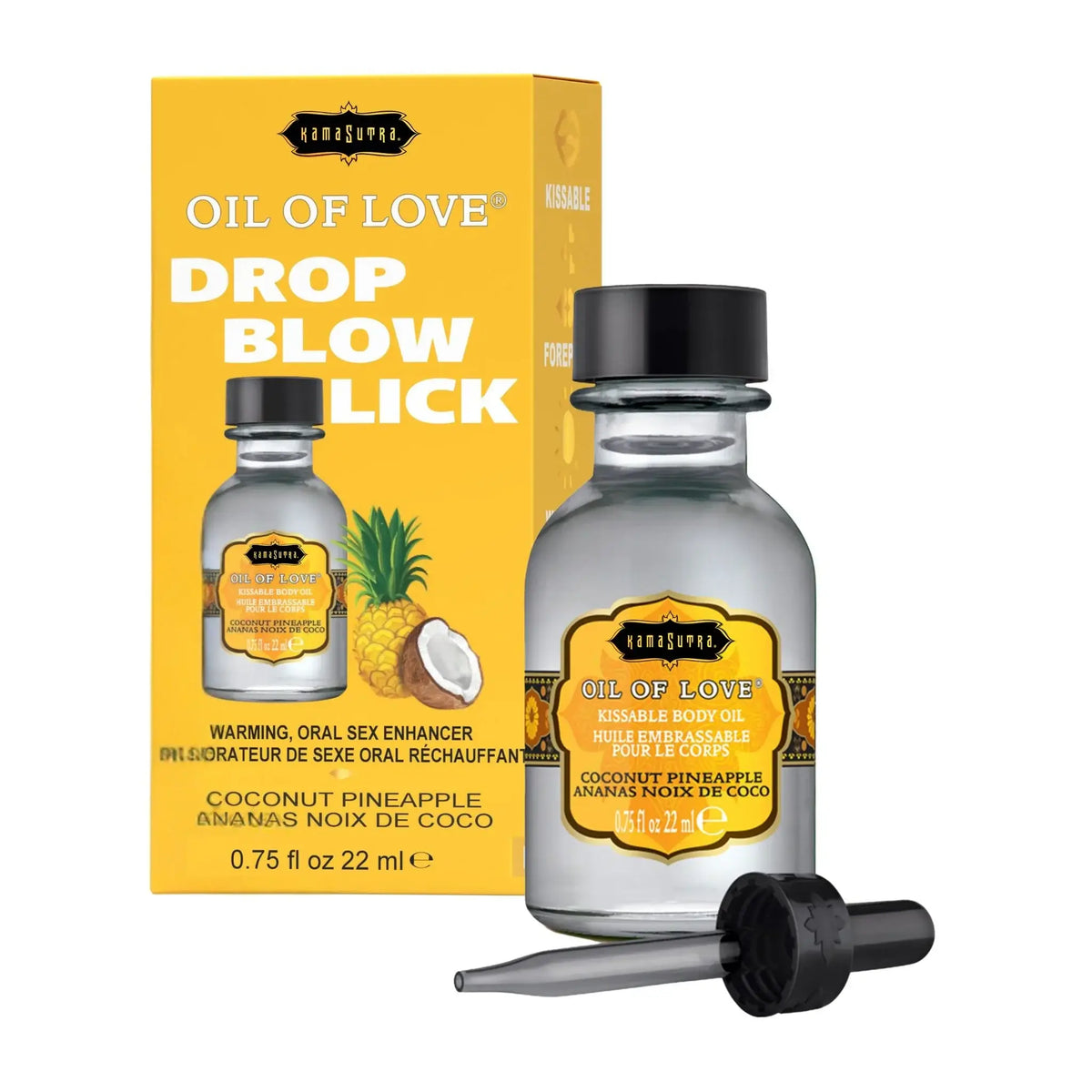 Kama Sutra® Sutra Oil of Love Warming Kissable Body Coconut Pineapple