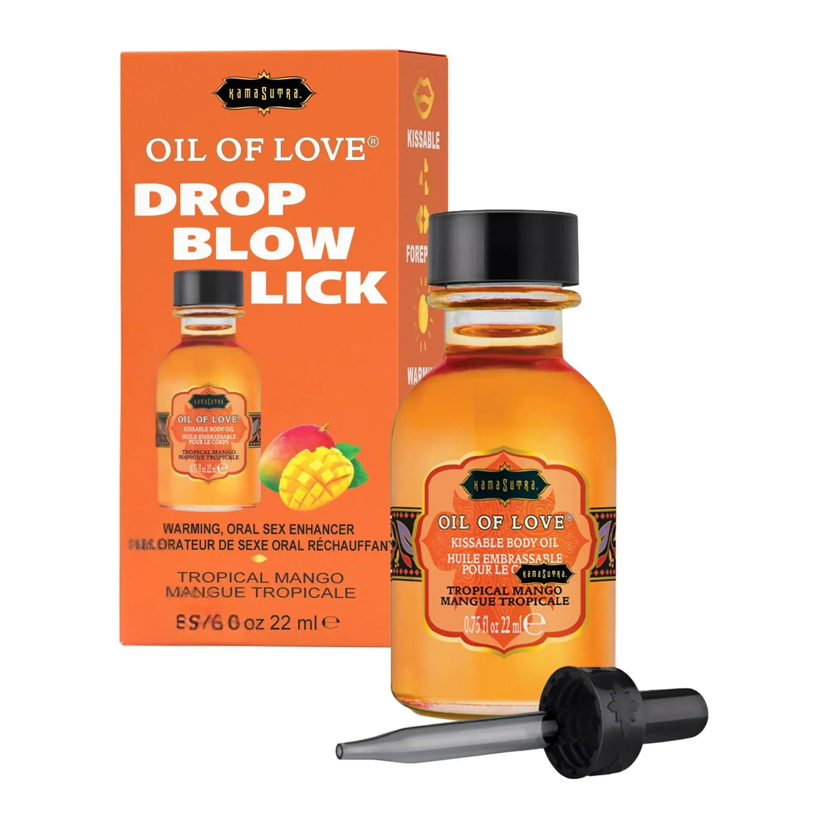 Kama Sutra® Sutra Oil of Love Warming Kissable Body Tropical Mango