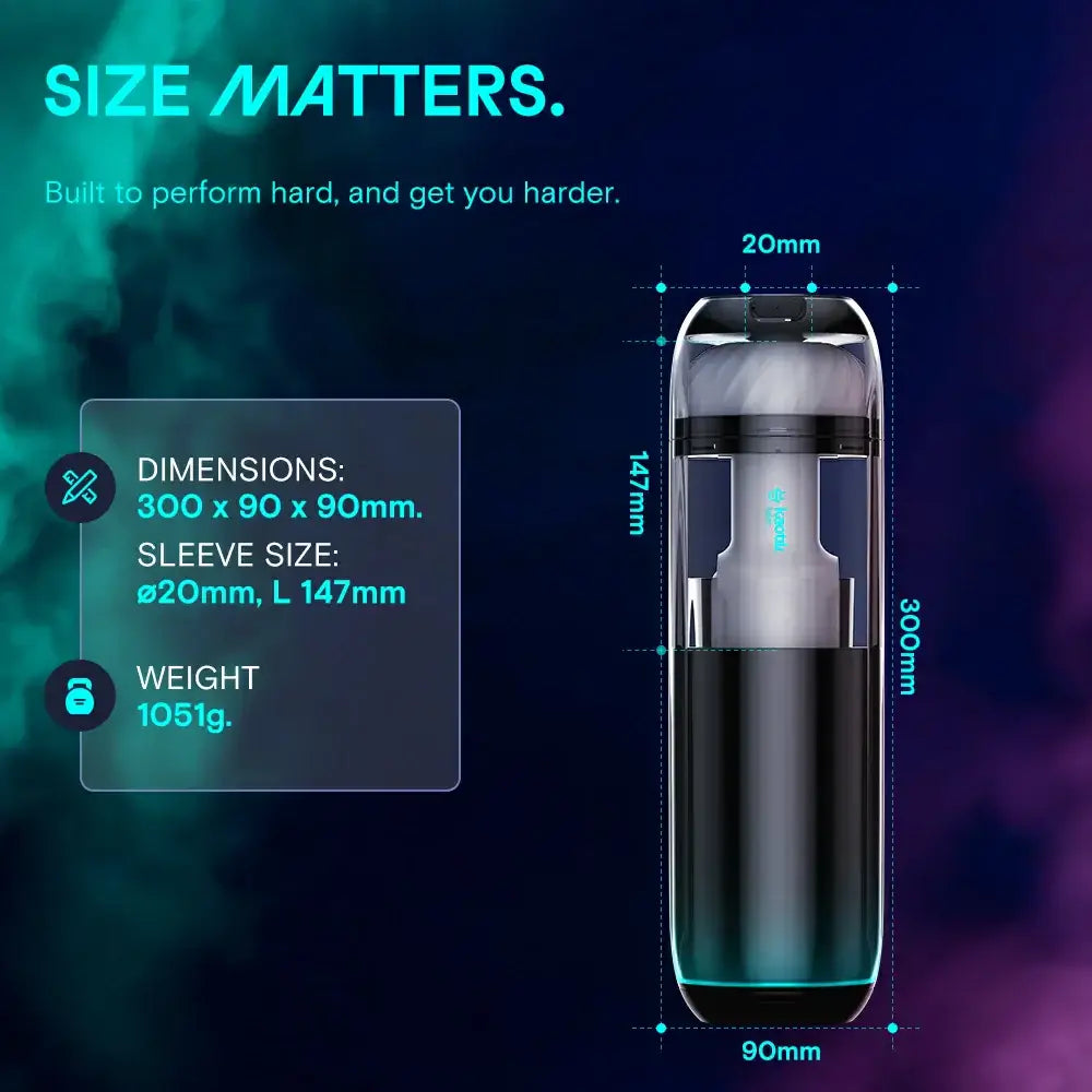 kaotik labs KAOTIK The Cocoon App-Controlled Warming Masturbator