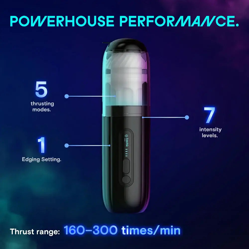 kaotik labs KAOTIK The Shockwave App-Controlled Thrusting Masturbator