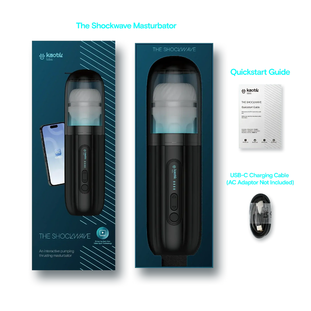kaotik labs KAOTIK The Shockwave App-Controlled Thrusting Masturbator