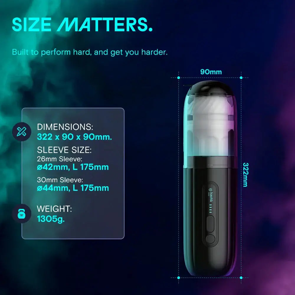 kaotik labs KAOTIK The Shockwave App-Controlled Thrusting Masturbator