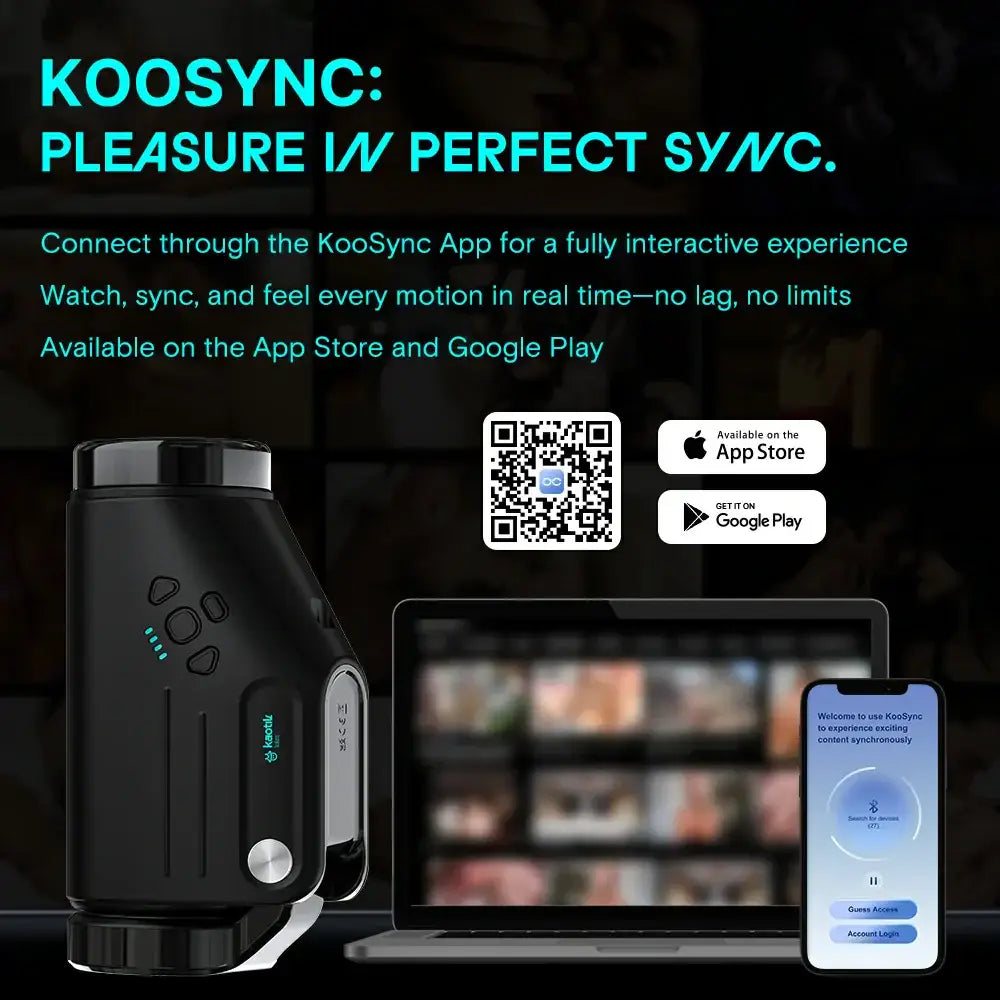 kaotik labs KAOTIK The Shotty App-Controlled Spinning Thrusting Masturbator