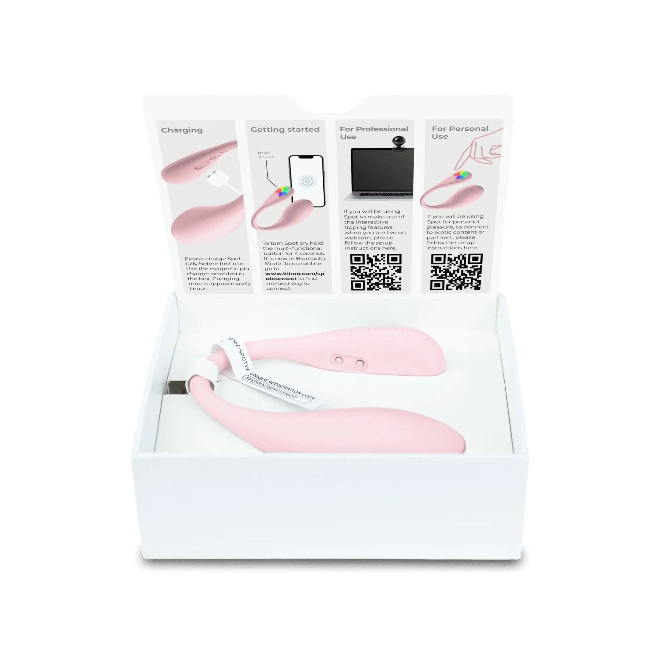 Kiiroo® Spot Interactive Wearable Egg Vibrator - Rolik®