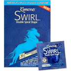 Kimono Swirl Condoms Double Helix Shaped 36-Pack Rolik®