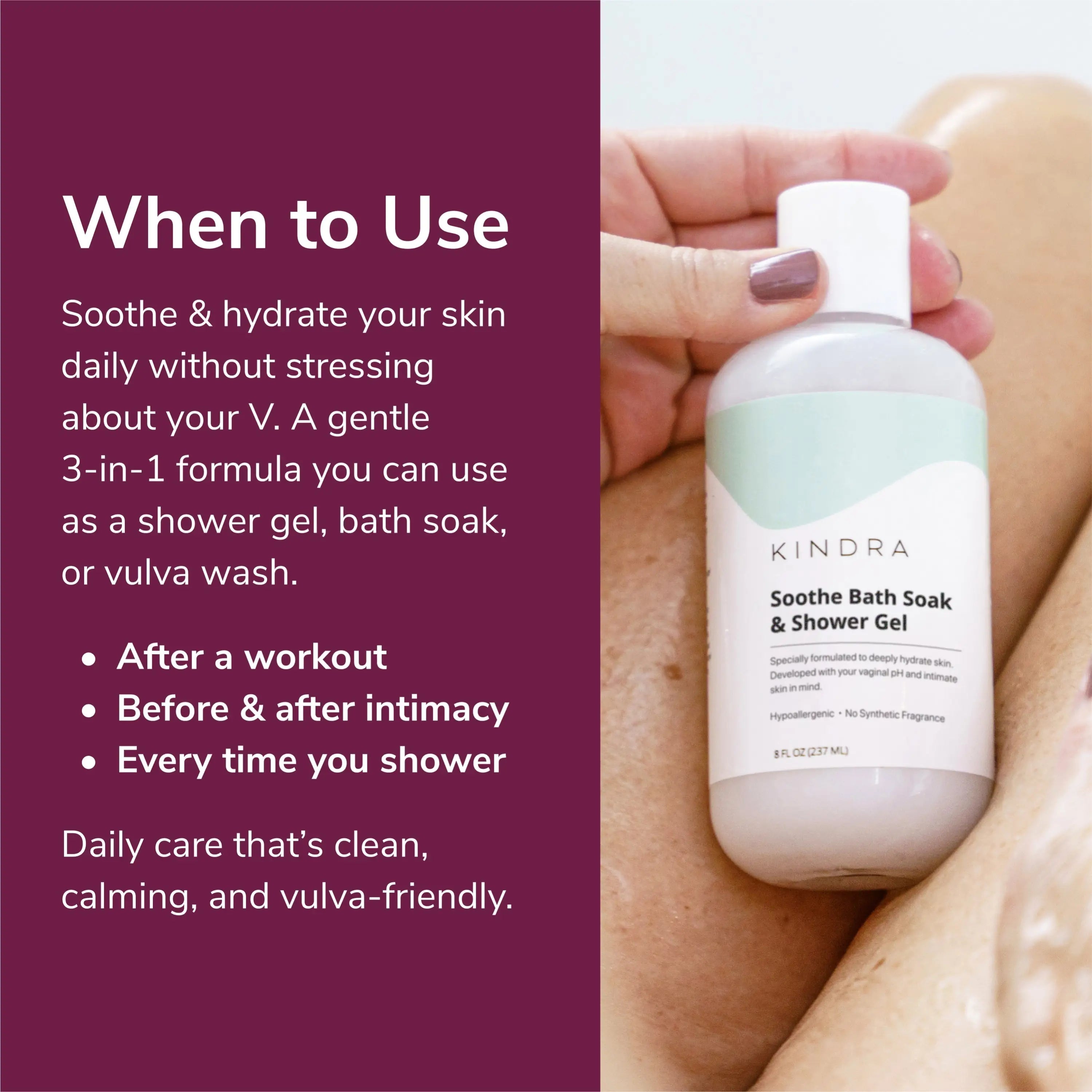 Soothe Shower Gel & Soak Body Wash