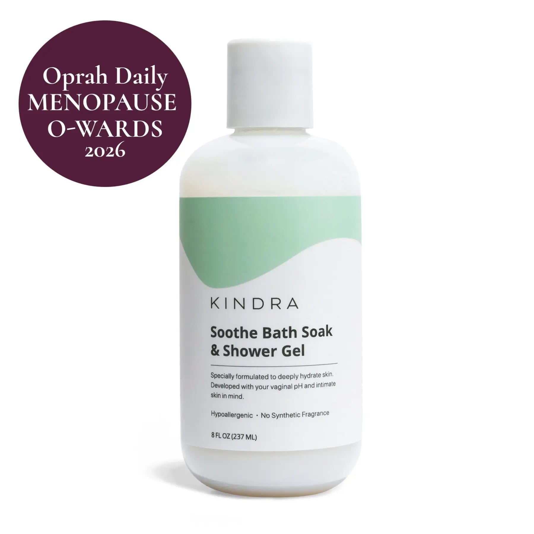 Kindra Soothe Shower Gel & Soak Single bottle