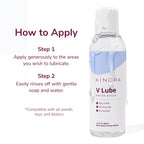 Kindra V Lube Water-Based Lubricant 3.4 fl oz