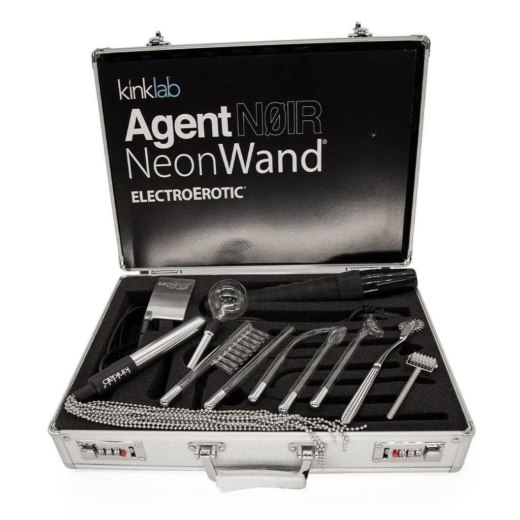 kinklab® Agent Noir Neon Wand Briefcase Kit - Rolik®