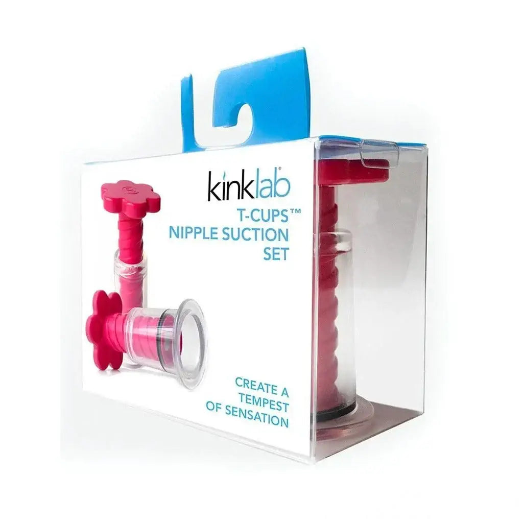 kinklab® KinkLab T-Cups Adjustable Nipple Suction Set Pink