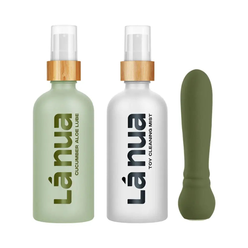 Lá Nua x Femme Funn Gift Set - Ultra Bullet Vibrator, Mist Toy Cleaner & Cucumber Aloe Lubricant - Rolik®