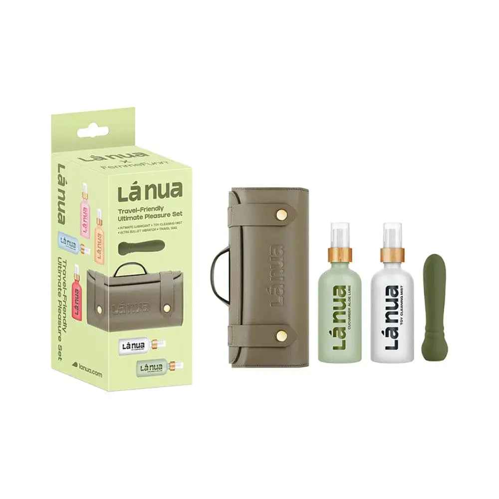 Lá Nua x Femme Funn Gift Set - Ultra Bullet Vibrator, Mist Toy Cleaner & Cucumber Aloe Lubricant - Rolik®
